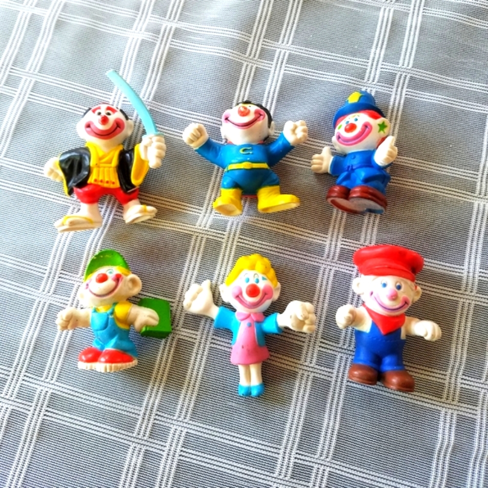 ❤️ FINAL SALE ❤️ Vintage 1981 Clown Around Clown Figurines